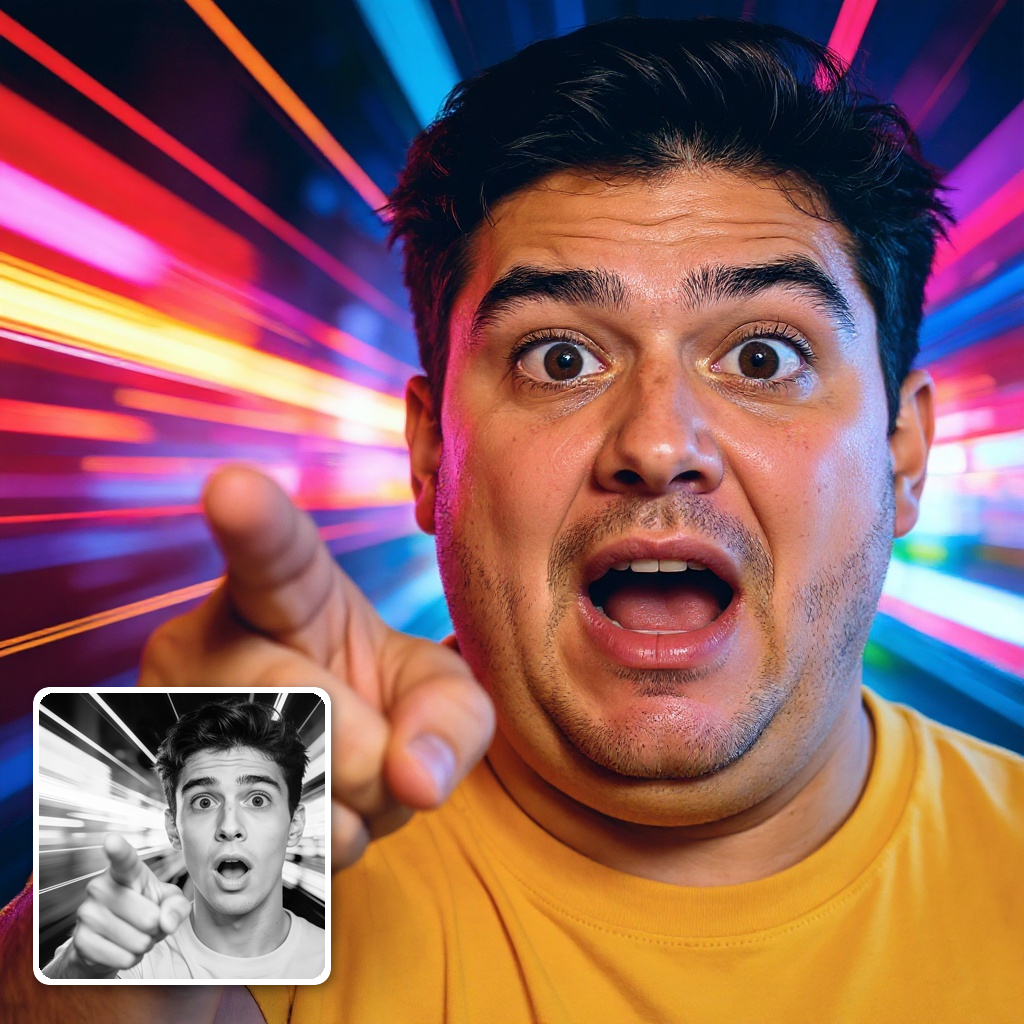 Memes, Thumbnails & Reaction Content — AI Fat Filter example