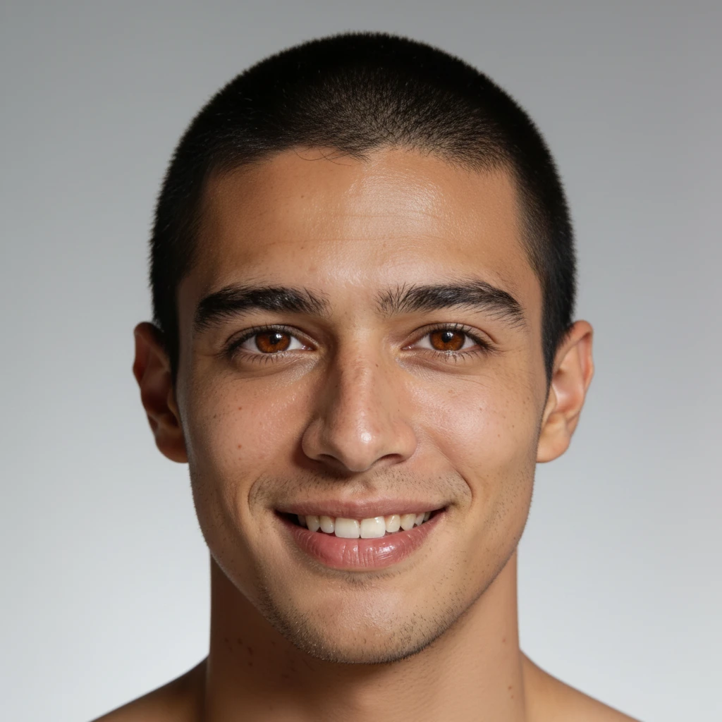 Settle a Dare or Group-Chat Bet — Buzz Cut Filter example